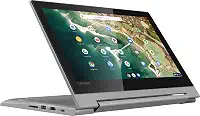 Lenovo Notebook Chromebook Flex 3 2 em 1 com tela sensível ao toque HD de 11,6 polegadas, processador MediaTek MT8173C Quad-Core, 4 GB RAM, 32 GB eMMC, HDMI, Webcam, Wi-Fi, Bluetooth, Chrome OS, cinza