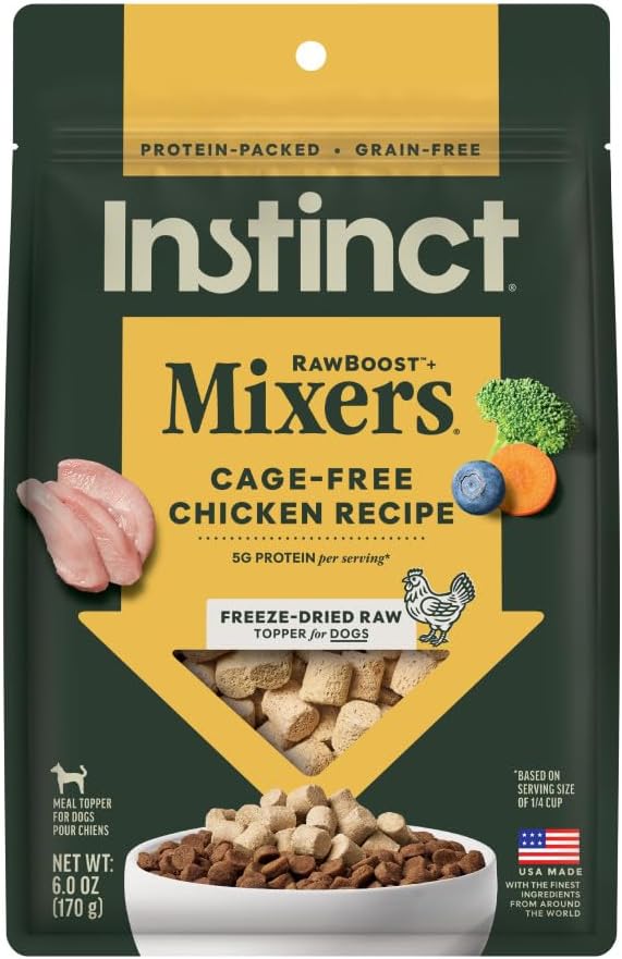 Instinct Raw Boost Mixers Chicken Freeze Dried Dog Food Topper - 6OZ