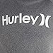 Hurley boys Rash Guard Shirt, Black Heather, Small US