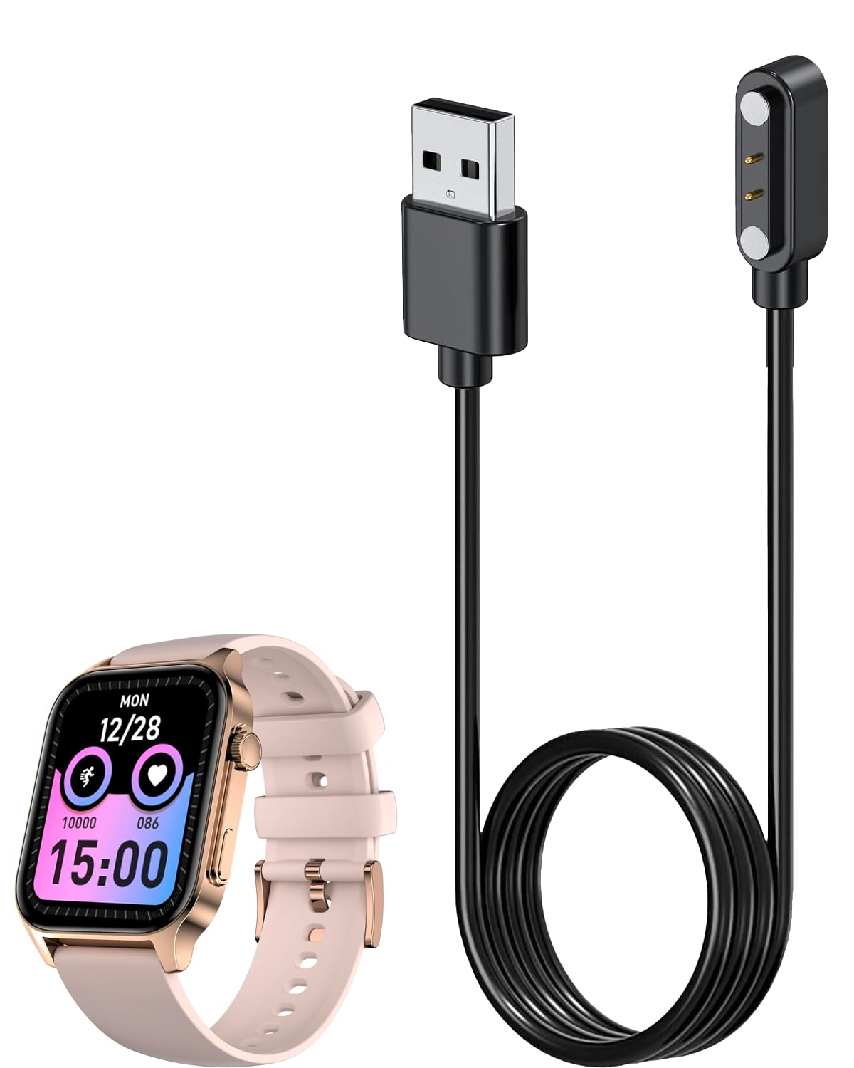 Amazon.co.jp: For TopLuck X5S スマートウォッチ 充電ケーブル 対応
