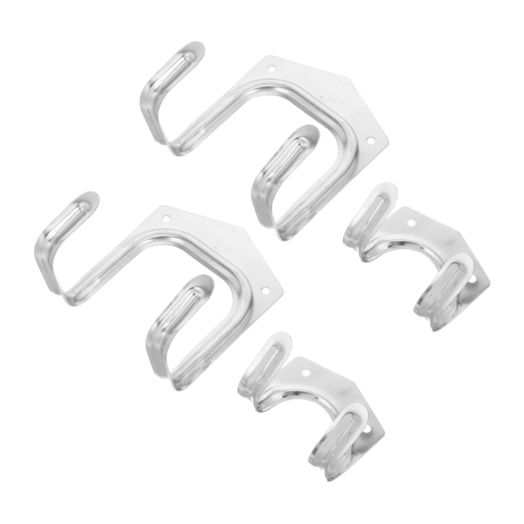 Cabilock 4 Pcs Heavy Duty Double Wall Mount Garage Hooks Tool Hangers for Organized Storage of Power and Garden Tools Effortless Installation for Ladders and Equipment