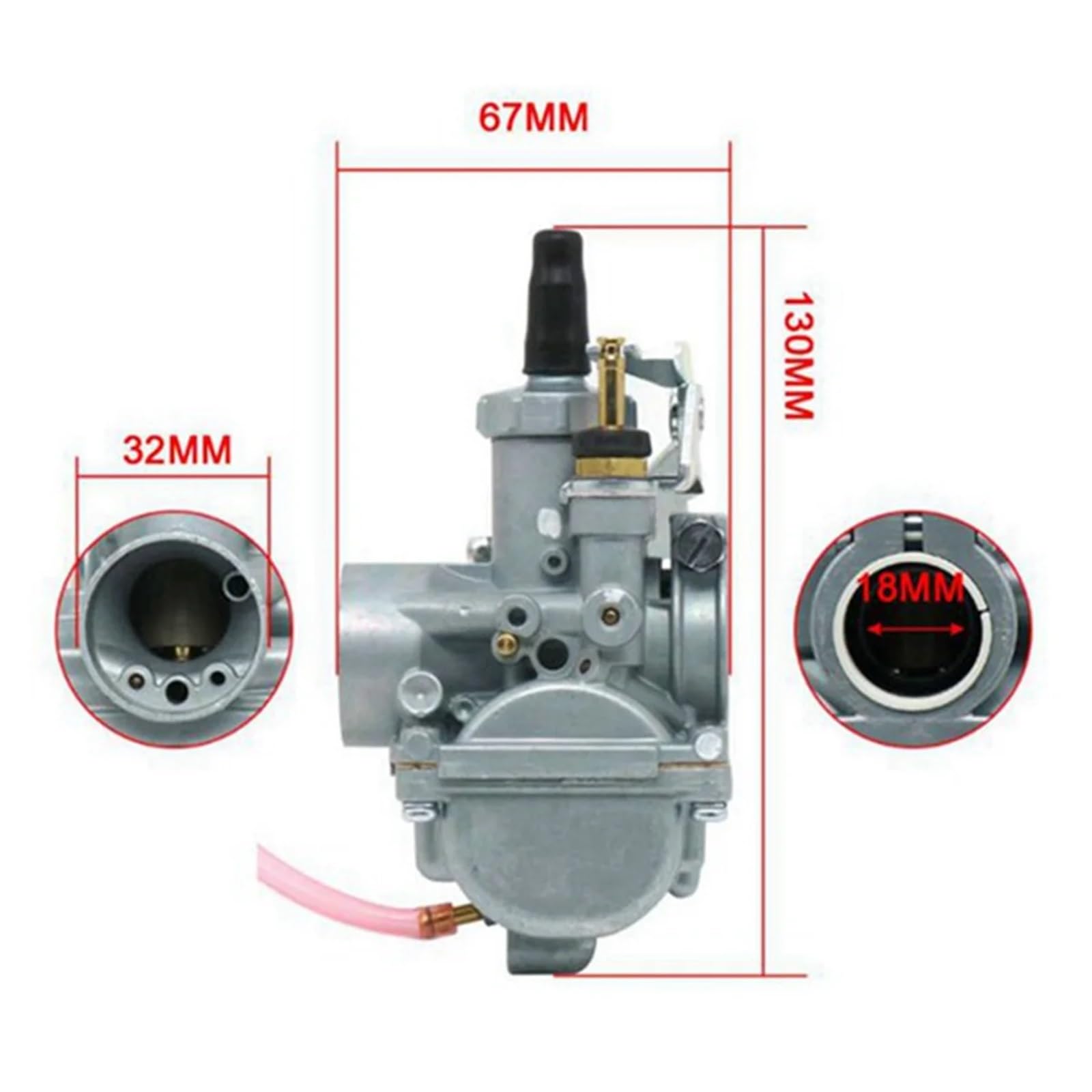 Amazon | VM18mm バイク用キャブレター VM18-144 1002-0046 ミクニ純正