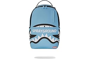 Smash and Tess Sprayground Deep Blue Sky Girls' DLXSV Backpack Teddy Bear Backpack