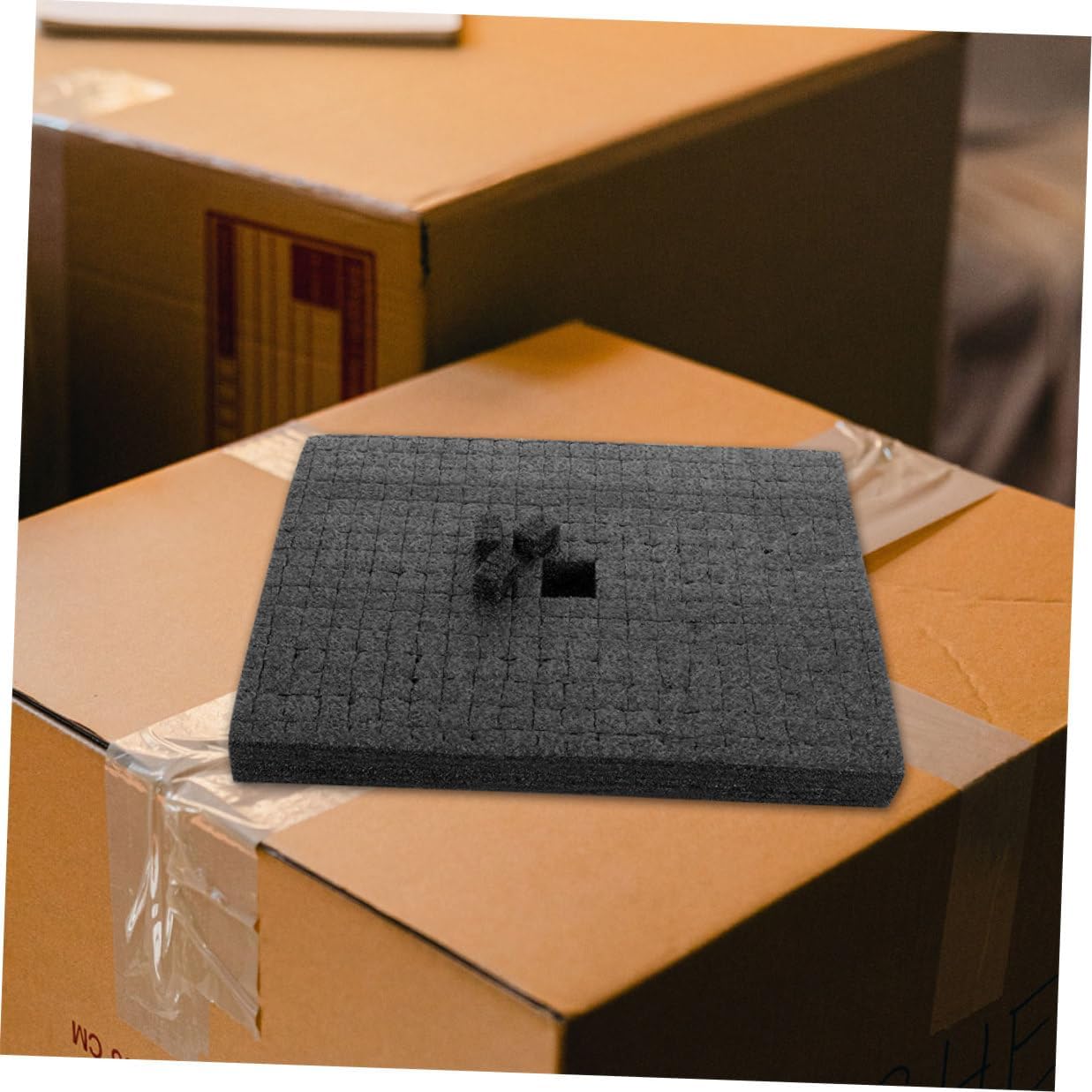 Didiseaon Black 500x300x30mm Transportation Packaging Foam Sheet Shock-absorbing Foam Insert for Case Protection for Gap Filling and Shipping Dunnage