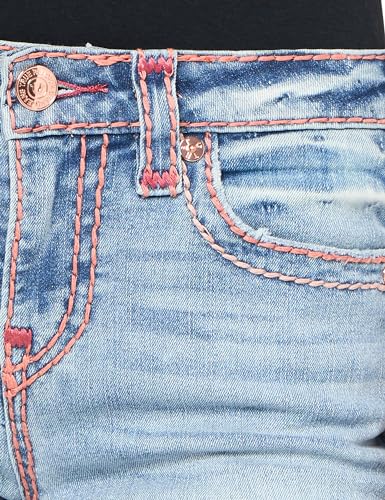 True Religion Women's Jennie Super T Midrise Flap Jean2