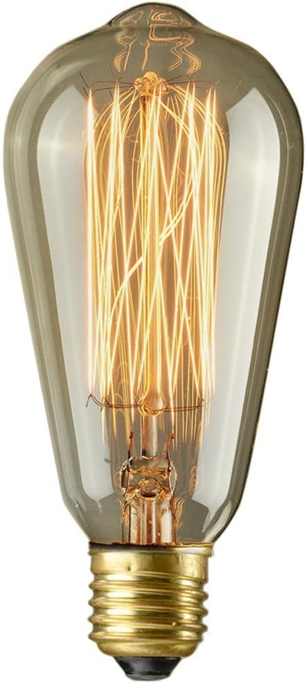 Super Deal Product BrightechT- Ambience Pro Vintage Edition Outdoor Commercial String Lights with Nostalgic Edison Bulbs - 48 Feet String Light wit