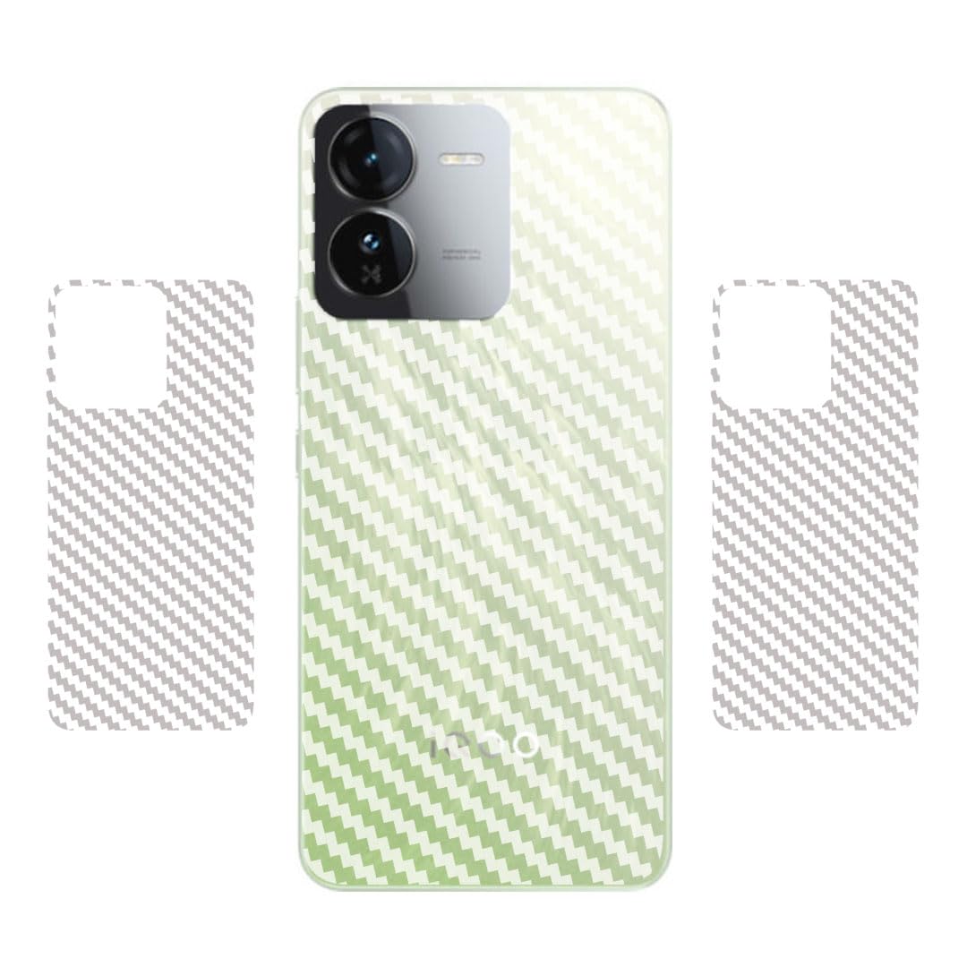 Berries™ (Pack of 2) Back Lamination Skin Compatible for IQOO Z9 5G || 3D Carbon Fiber Ultra-Thin Protective Film (Transparent) with Easy Installation KIT (B0CY8FDG9C) Amazon Price History, Amazon Price Tracker
