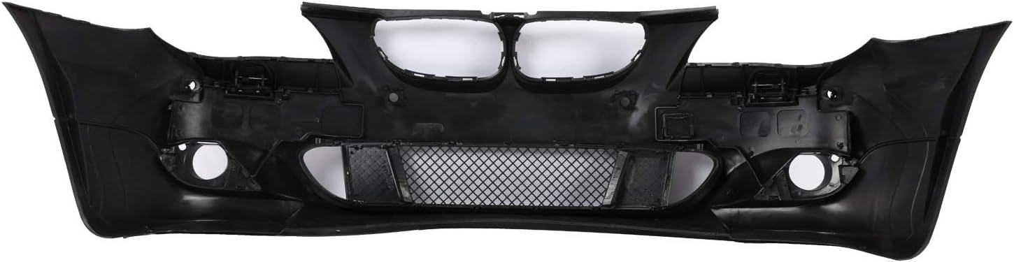 PENSUN Mtech Style Front Bumper Cover W/Fog Lights Fit for 2004-2007 BMW 5 Series E60 E61 W/PDC Holes 7/8 inch