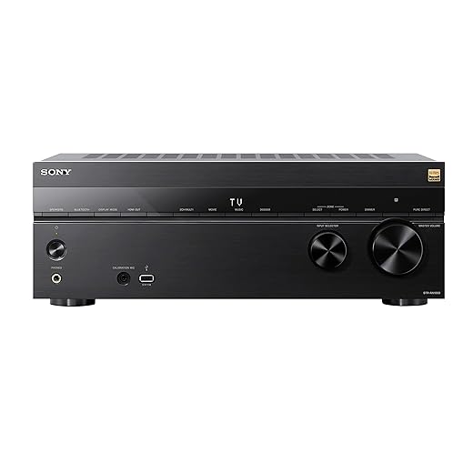 Sony STR-AN1000 7.2 CH Surround Sound Home Theater 8K A/V Receiver: Dolby Atmos, DTS:X, Digital Cinema Auto Calibration IX, Bluetooth, WiFi, Google Chromecast, Spotify connect, Apple AirPlay, HDMI 2.1