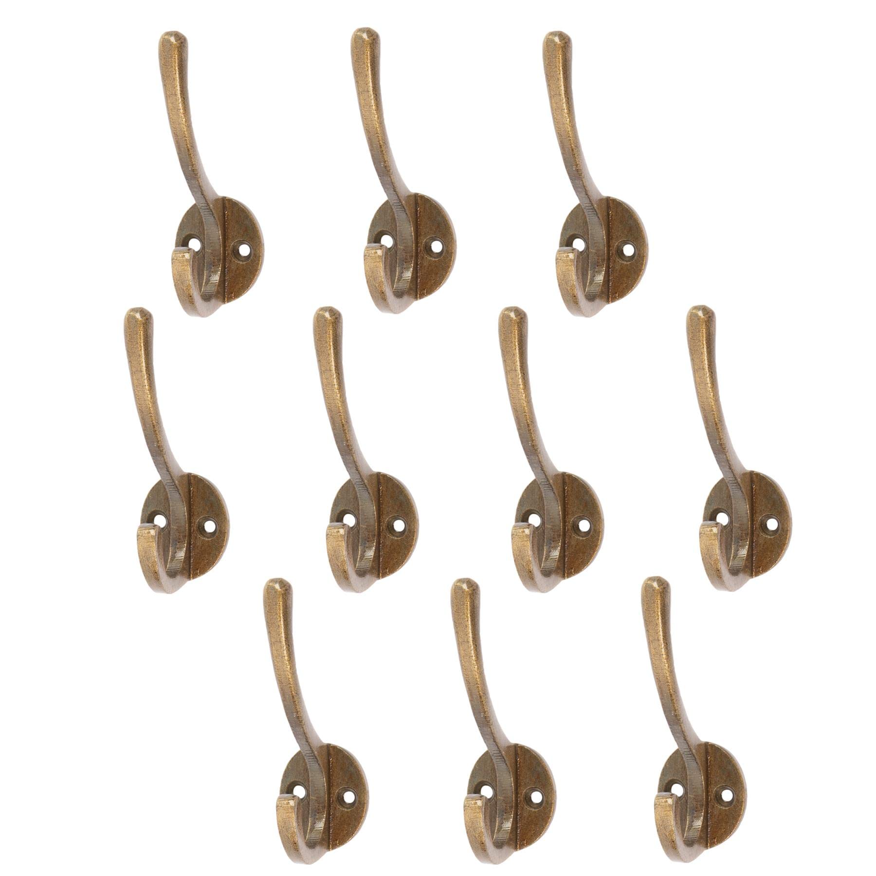 Hammer And Tongs Brass - Hat & Coat Hook - W25mm X H80mm - - Pack Of Size 10