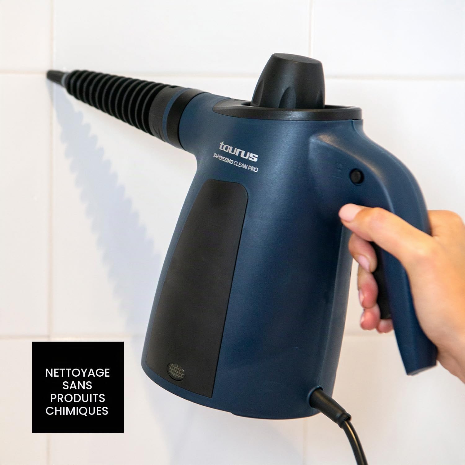 Taurus Rapidissimo Clean Pro, Nettoyeur Vapeur, Bleu, 1050 W