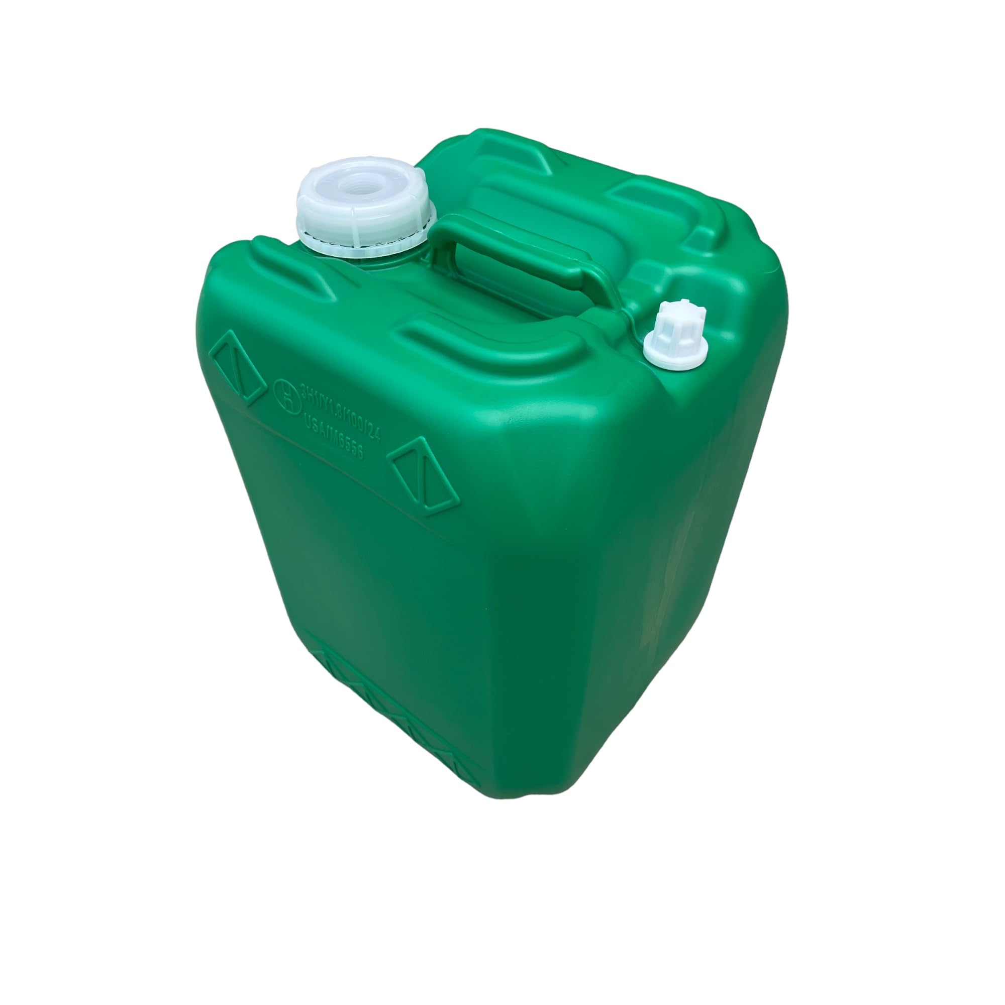 CHEMSTREAM | 5.3 Gallon Tighthead Container with 70MM Cap | Carboy | Hedpack | Water Storage Container | Includes (1) Container with Cap (Green)