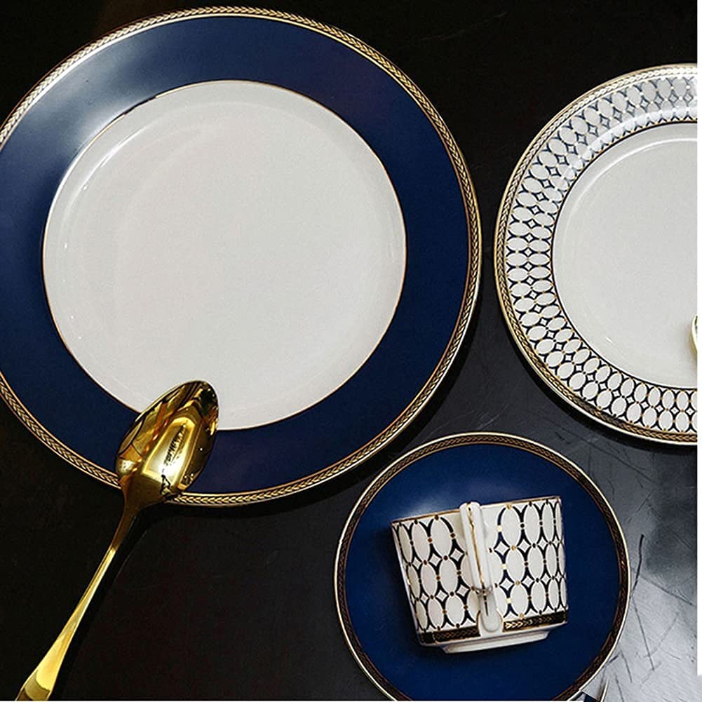 5 szt. Zestaw obiadowy z porcelany kostnej w stylu chińskim gospodarstwa domowego Phnom Penh naczynia ceramiczne talerze serwisowe dla 3
