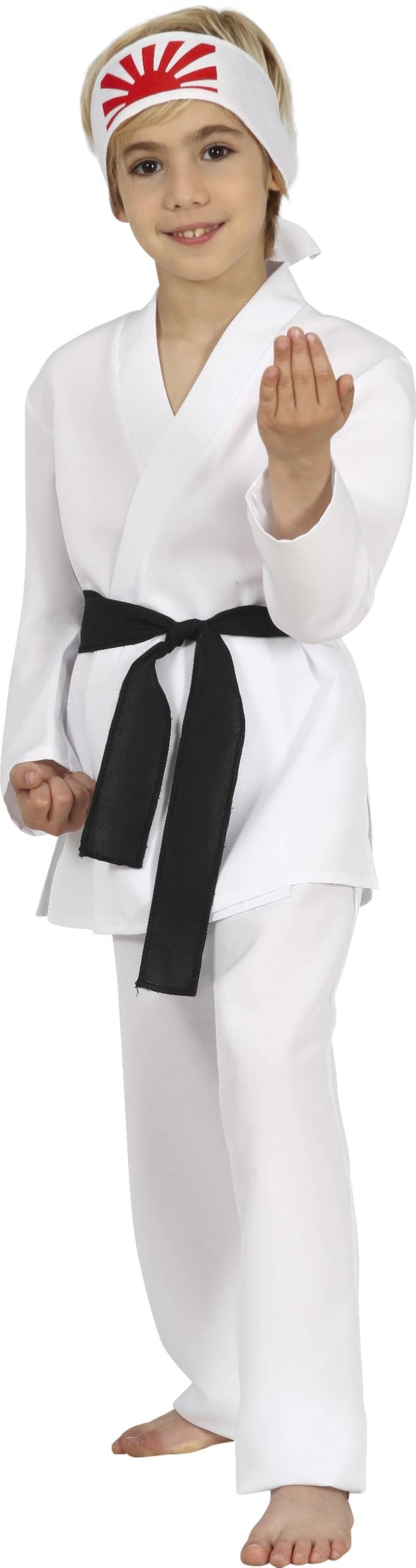 FIESTAS GUIRCA Kids White Karateca Costume