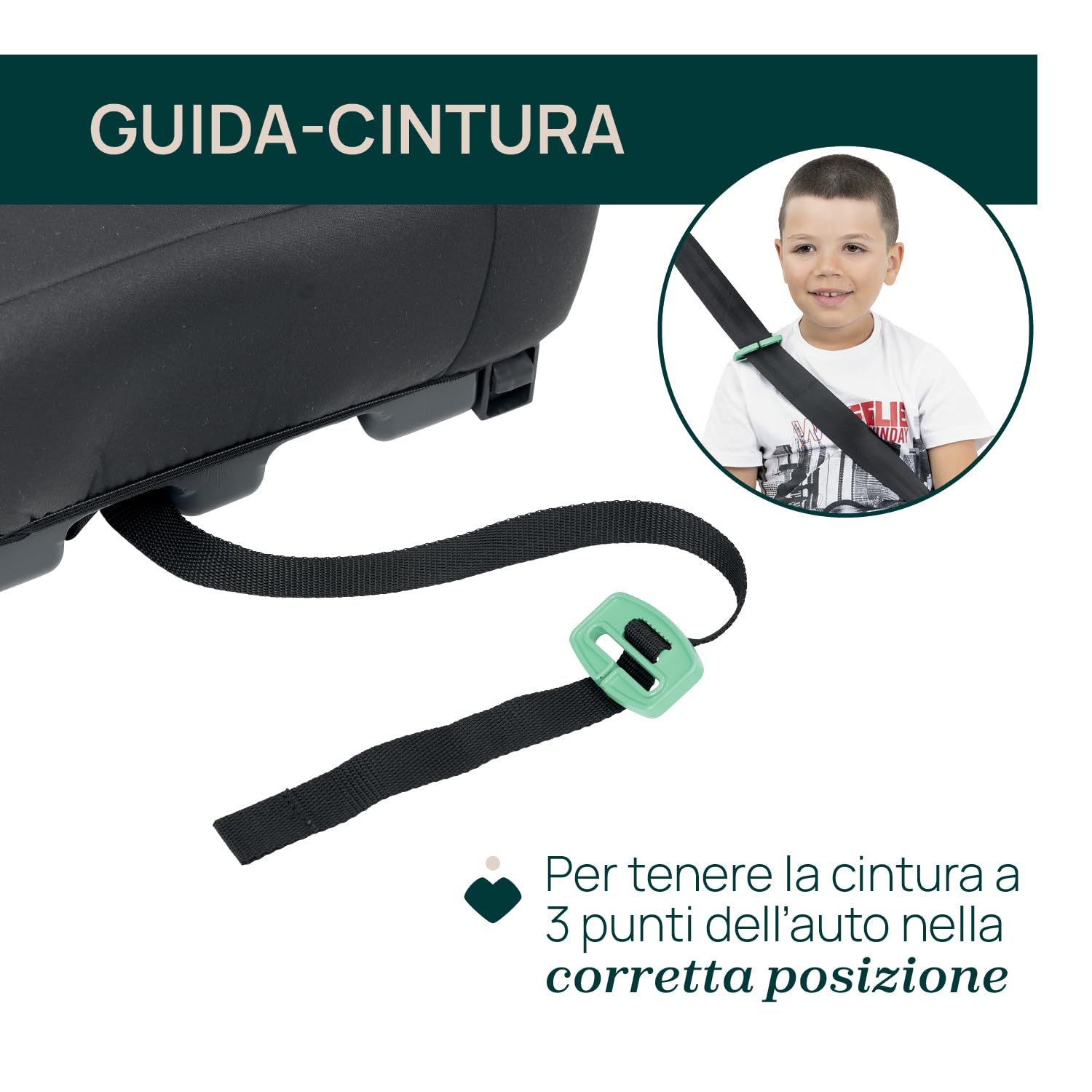 Chicco, Quasar Fix i-Size, Seggiolino Auto Bambini 7-12 Anni (126-150 cm), Facile da Installare con Sistema Isofix, con Braccioli Imbottiti e Seduta Confortevole, Grigio