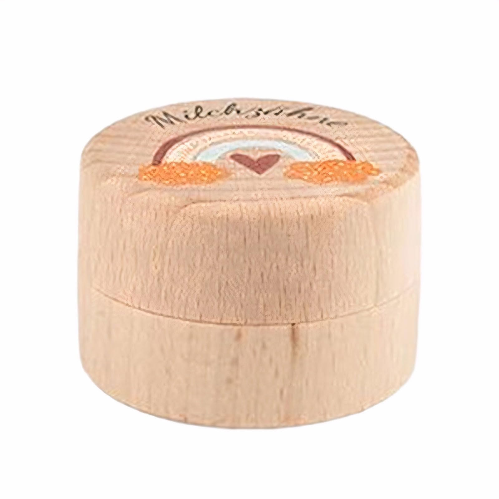 Shurhome Gender Neutral Baby Tooth Keepsakes Box Handcraft Wood Storage for First Teeth Nursery Organizers Heirlooms Wood Tooth Keepsakes Box