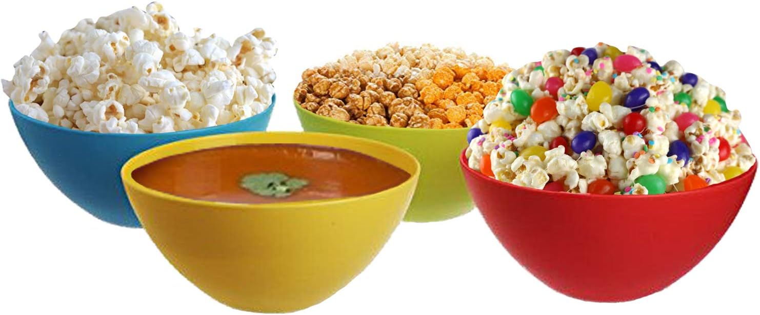 Plastic Microwave Safe 6 Pieces Mixing Bowl Set- 500,1000 Ml (Multi) - Ctktc034747