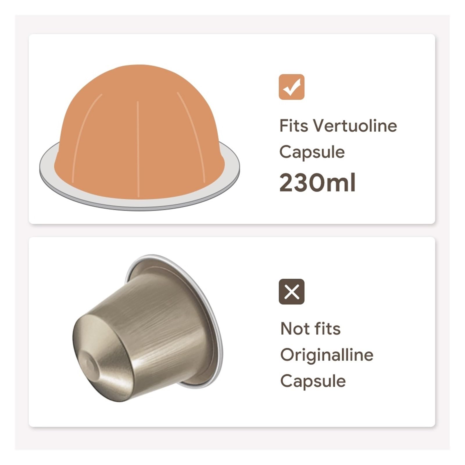 Cápsula Reutilizable Pop, Filtro De Café Recargable, Cápsula De Acero Inoxidable, Compatible Con ICafilas, Compatible Con Nespresso, Next(1PCS)