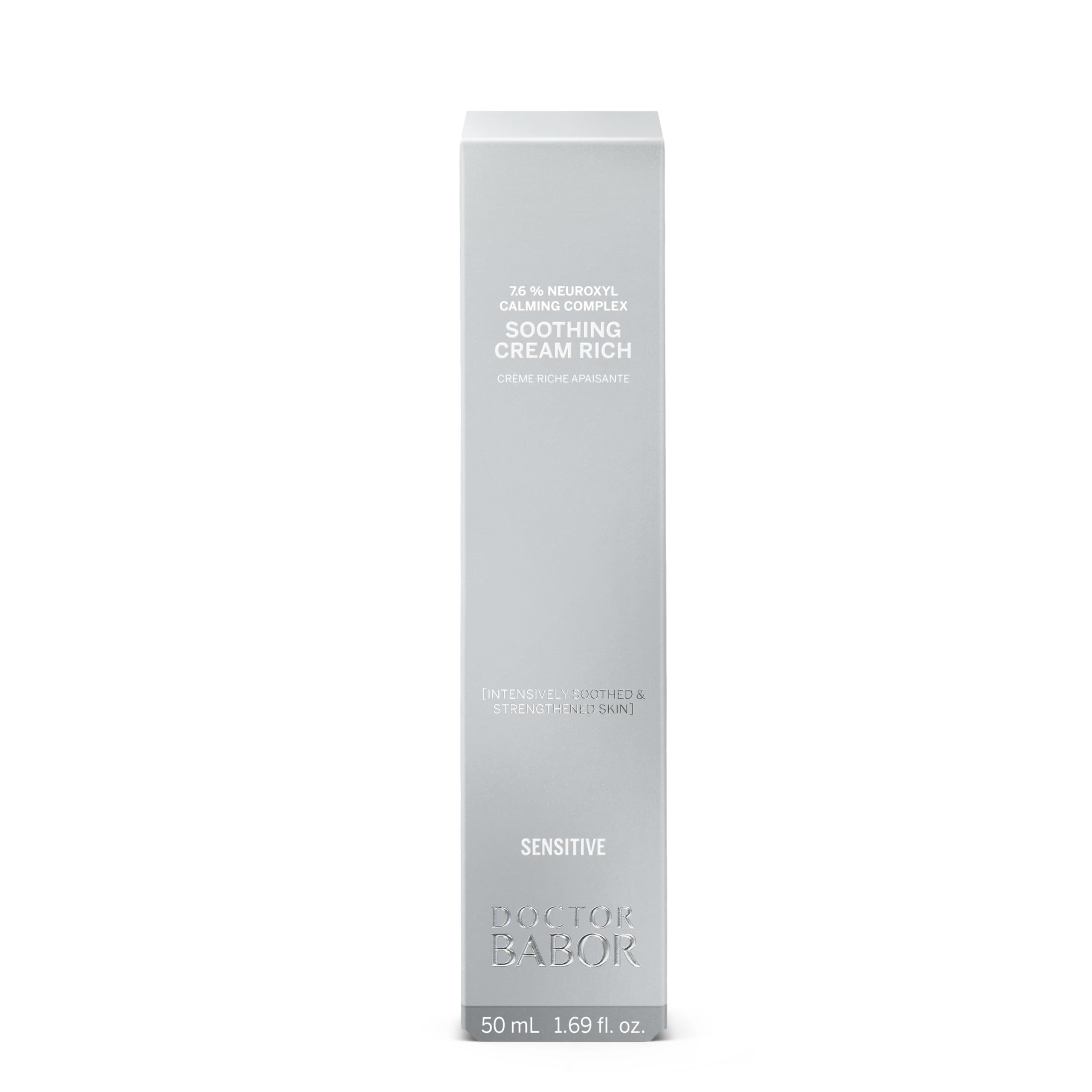 BABOR Doctor Soothing Cream Rich | Rich Face Cream for Sensitive Skin | Relieves Irritation from Itching and Redness | With Neuroxyl & Panthenol | Vegan | 50 ml