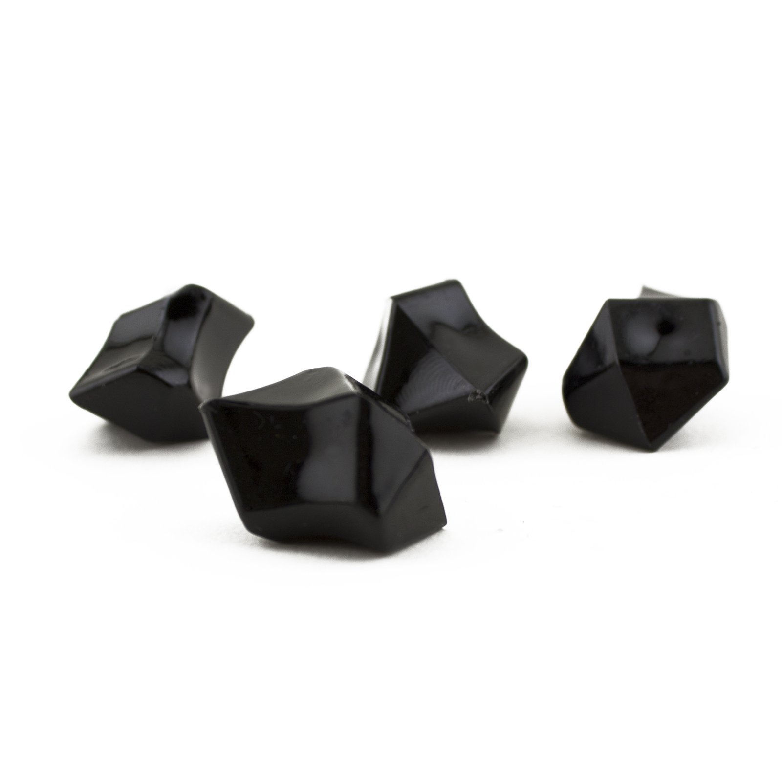 Adorox Acrylic Ice Rock Vase Filler Gems Confetti Table Scatter Floral Arranging Party Favor Crystals (Black (2lb Bag))