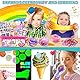 MUOIVG Schleim Set Zum Selber Machen, Geschenke für Mädchen, Slime Kit Für Kristallschleim, Glitzerschleim, Einhorn-Schleim, für Kinder, Fluffy Slime, Selber Machen Set