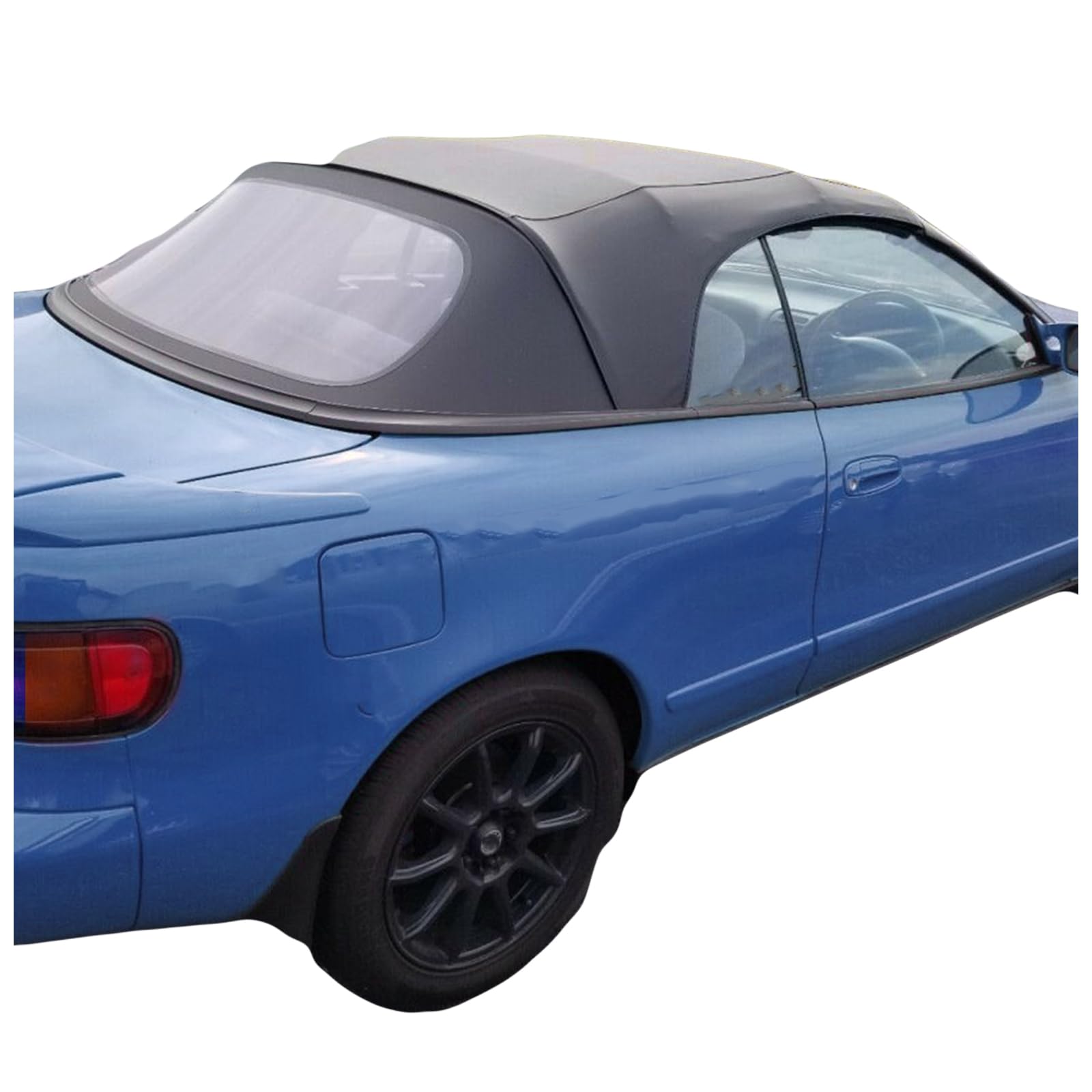 Restore Your 91-93 Celica's Look: KUAFU Convertible Soft Top w/Plastic Window & Black Sailcloth Vinyl
