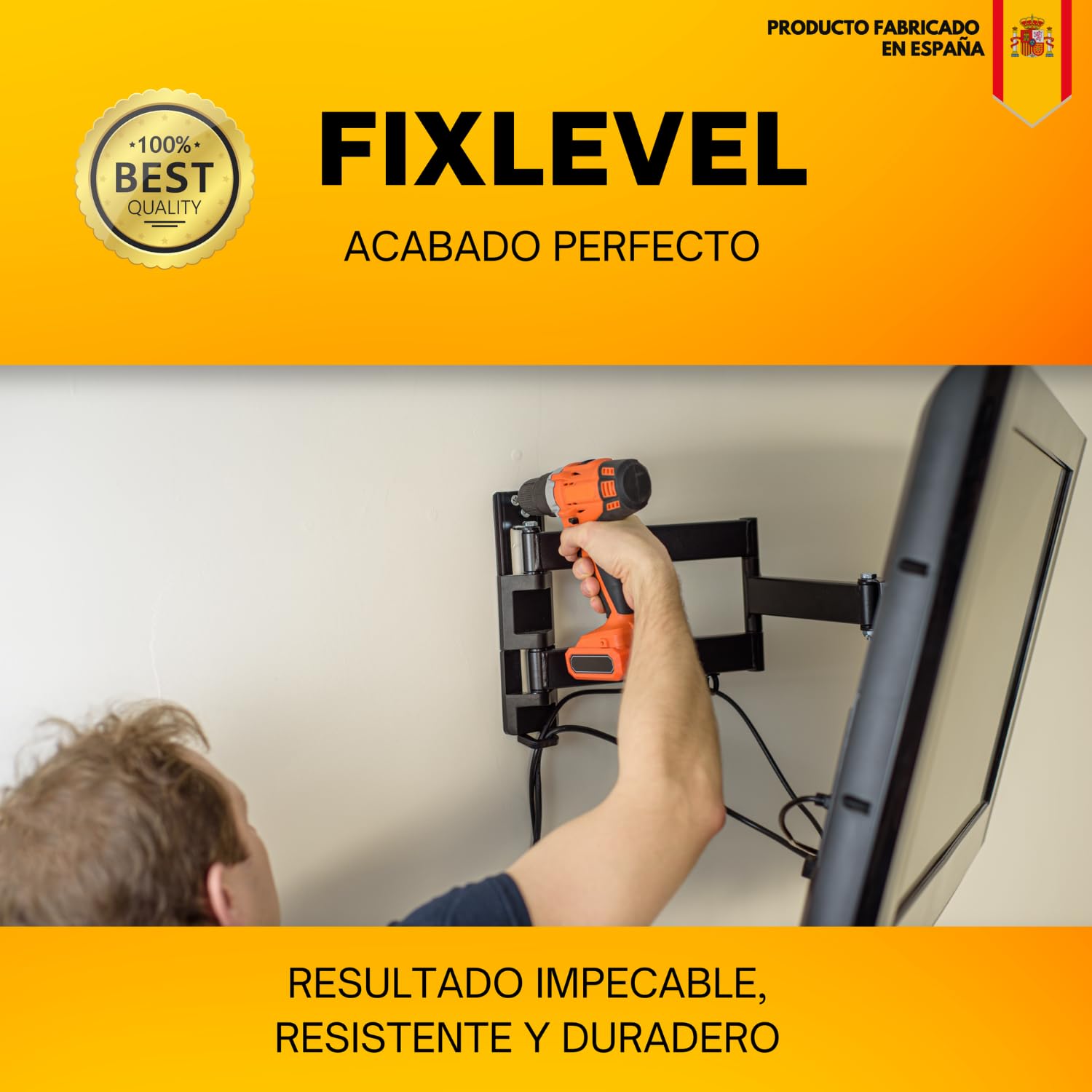 Tacos pared - Caja en Cantidad de Tacos - FixLevel - Tacos Pladur - Material Nylon - Diferentes Medidas 6mm, 8mm, 10mm - Tacos universales (6 mm, 3000, Unidad)