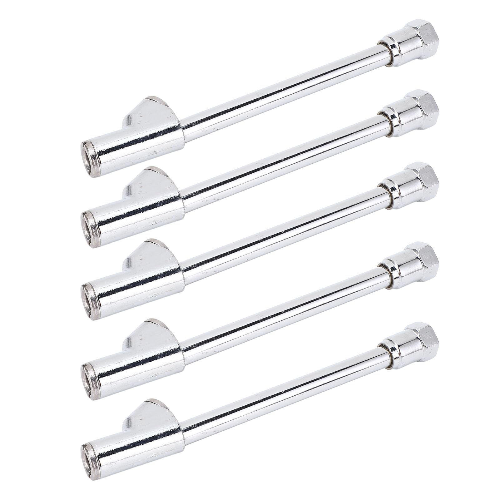 Car Tire Air Chuck, Double Head Air Chuck 1/4 Inch FNPT Thread 10 Sets for Scooters