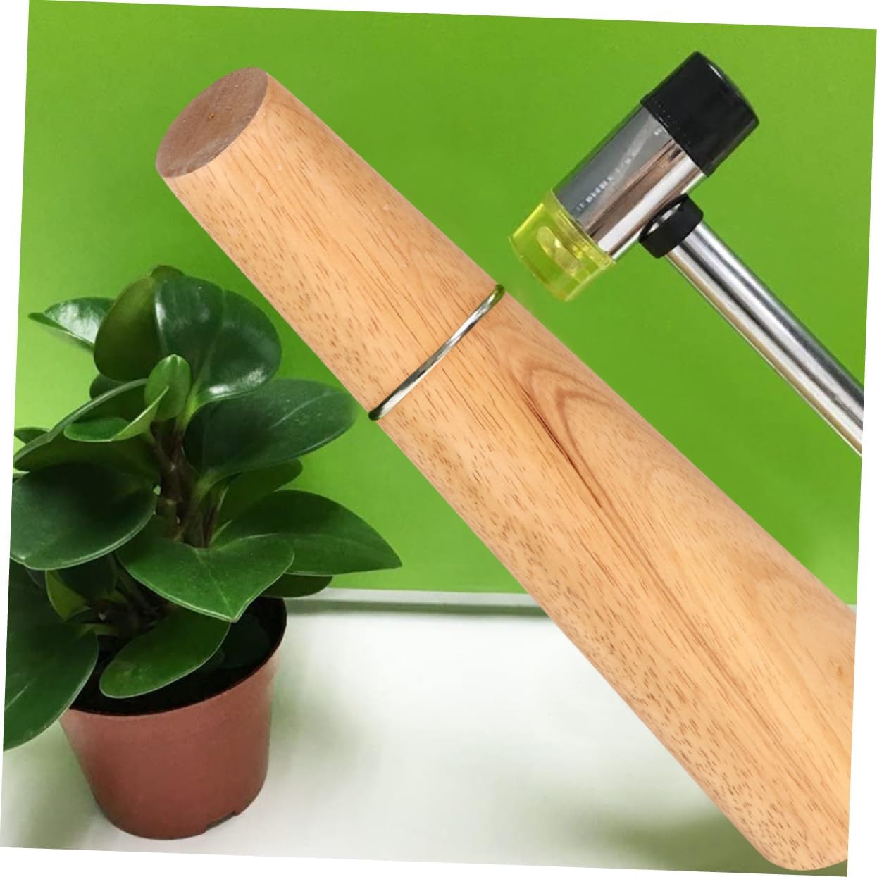 ARTIBETTER Wood Bracelet Mandrel Tool for DIY Jewelry Making Adjustable Round Bangle Forming Tool Suitable for Artisans and Hobbyists 12-inch Length