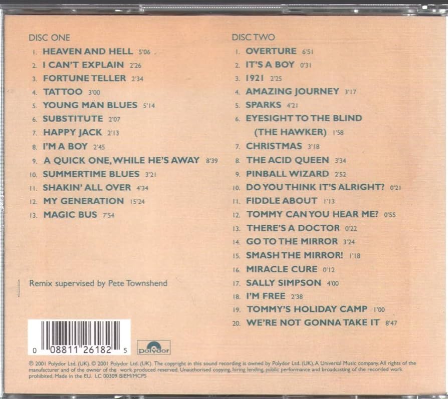 ザ·フー/ライヴ·アット·リーズ~デラックス·エディション(SHM-CD紙ジャ) Amazon.co.jp: Live at Leeds -Deluxe Edition: ミュージック