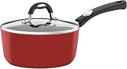 Panela de Alumínio com Revestimento Interno de Antiaderente Dimetro 16Cm, Tramontina, Mônaco 20861716, Vermelho