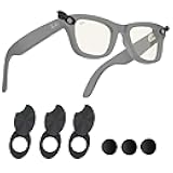 LED Light Privacy Cover for Ray-Ban Meta Smart Glasses – Rotating Camera Lens Shutter Compatible with Wayfarer/Skyler/Headliner(Gen 2), 6PCS Rotating LED Light Blocker Glasses Accessories