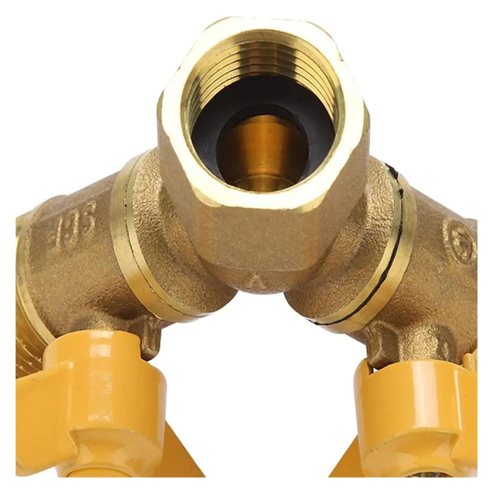 Llave de Paso Agua Conectores en Y de latón 2 vías for divisor agua
