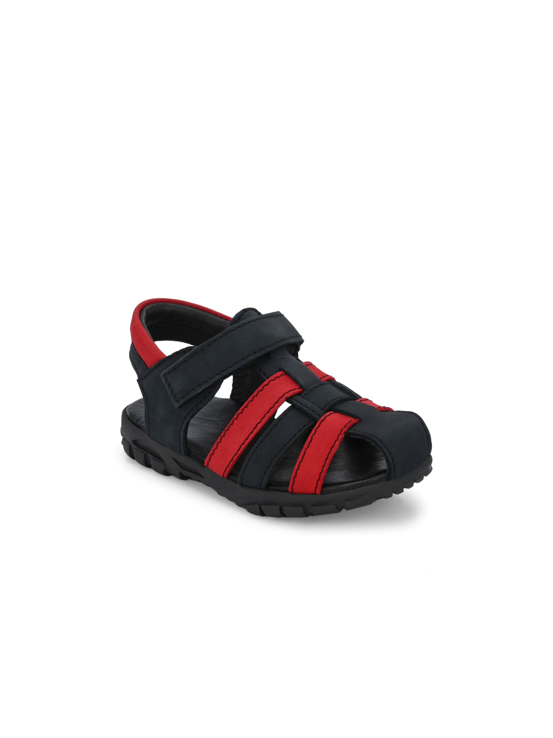 Tuskey Kids Genuine Leather Cross Stitched Fashion Floater Sandals for Boys (Red, 10UK India) (B0CM12FMT4) Amazon Price History, Amazon Price Tracker
