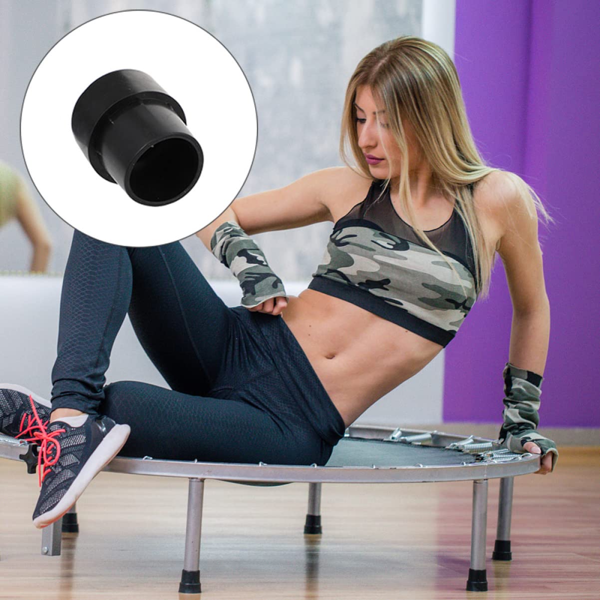 balacoo Multipurpose Protective Pads 6pcs Trampoline Accessory Mats for Non-Skid Surface