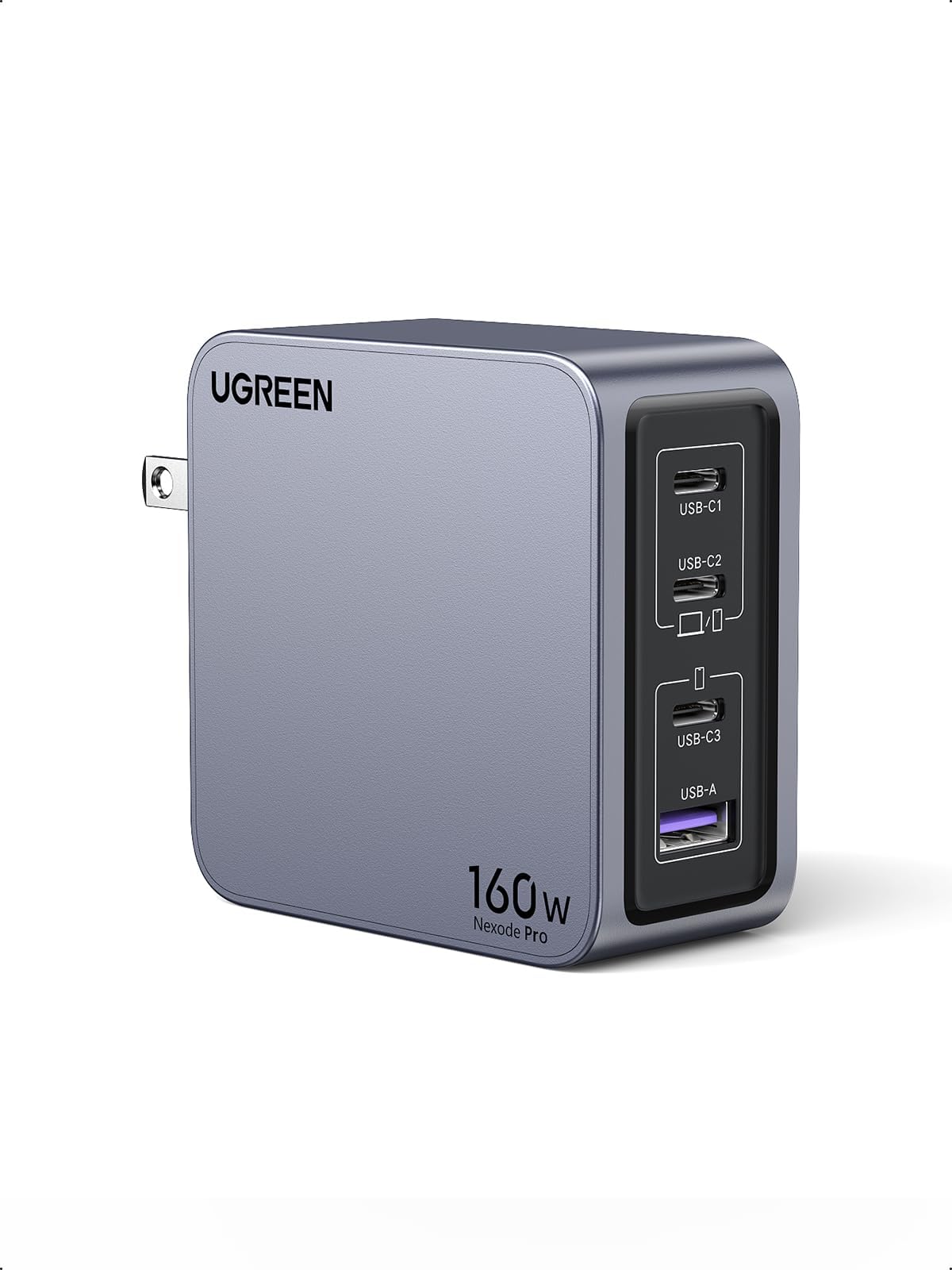 UGREEN Nexode Pro 160W USB C Charger, 4-Port PD3.1 140W GaN Charger ...