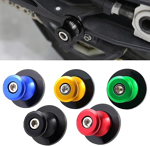 Miniatura 4 de 2 unids M10 X1.25 motocicleta oscilación brazo deslizante carretes CNC brazo oscilante soporte tornillo para FZR 1000600R400 para Kawasaki