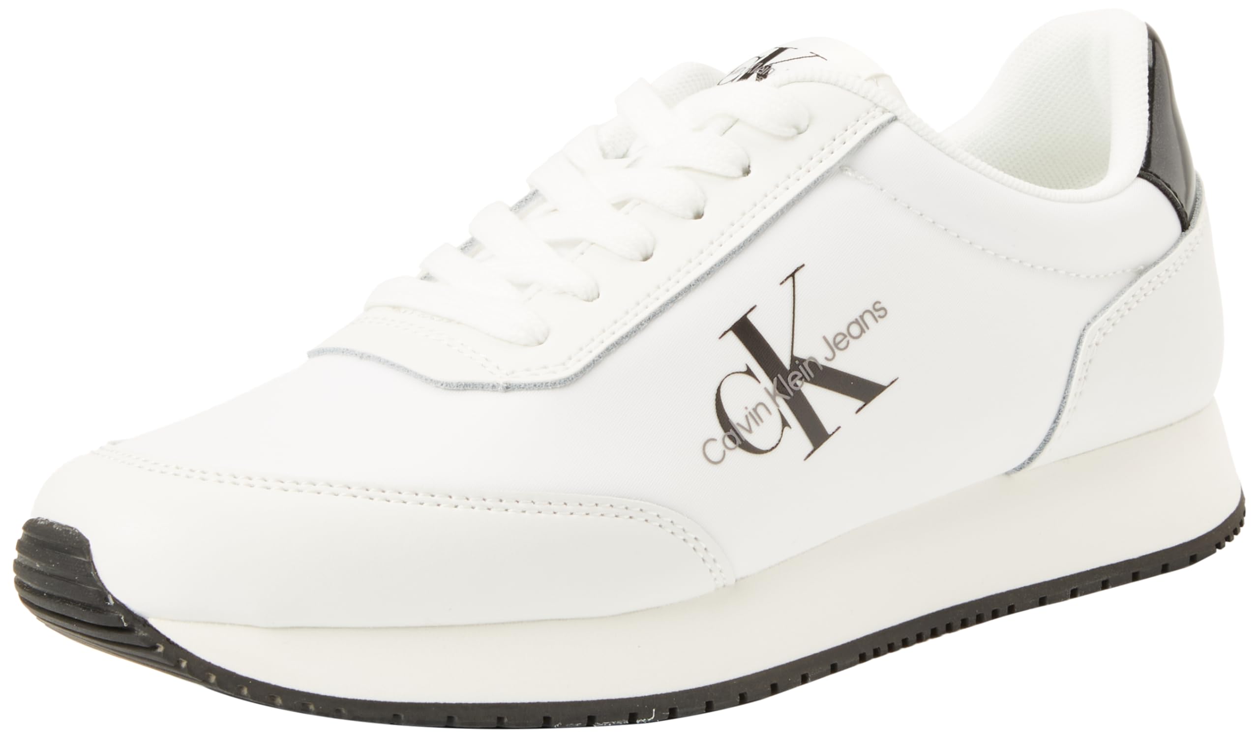 Calvin Klein Jeans Zapatillas sneaker Mujer Sneaker Runner Low Lace calzado, Schwarz (Negro), 40