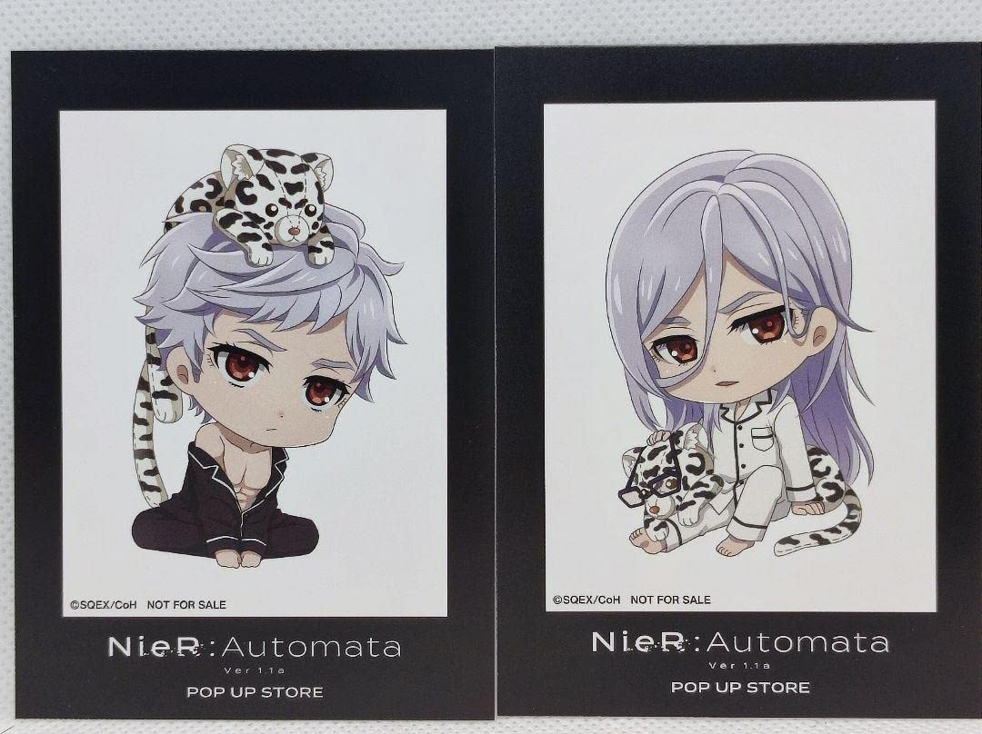 Amazon.co.jp: ニーアオートマタ アダム イヴ イラストカード ロフト