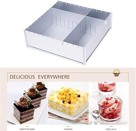 adjustable cake tin rectangular