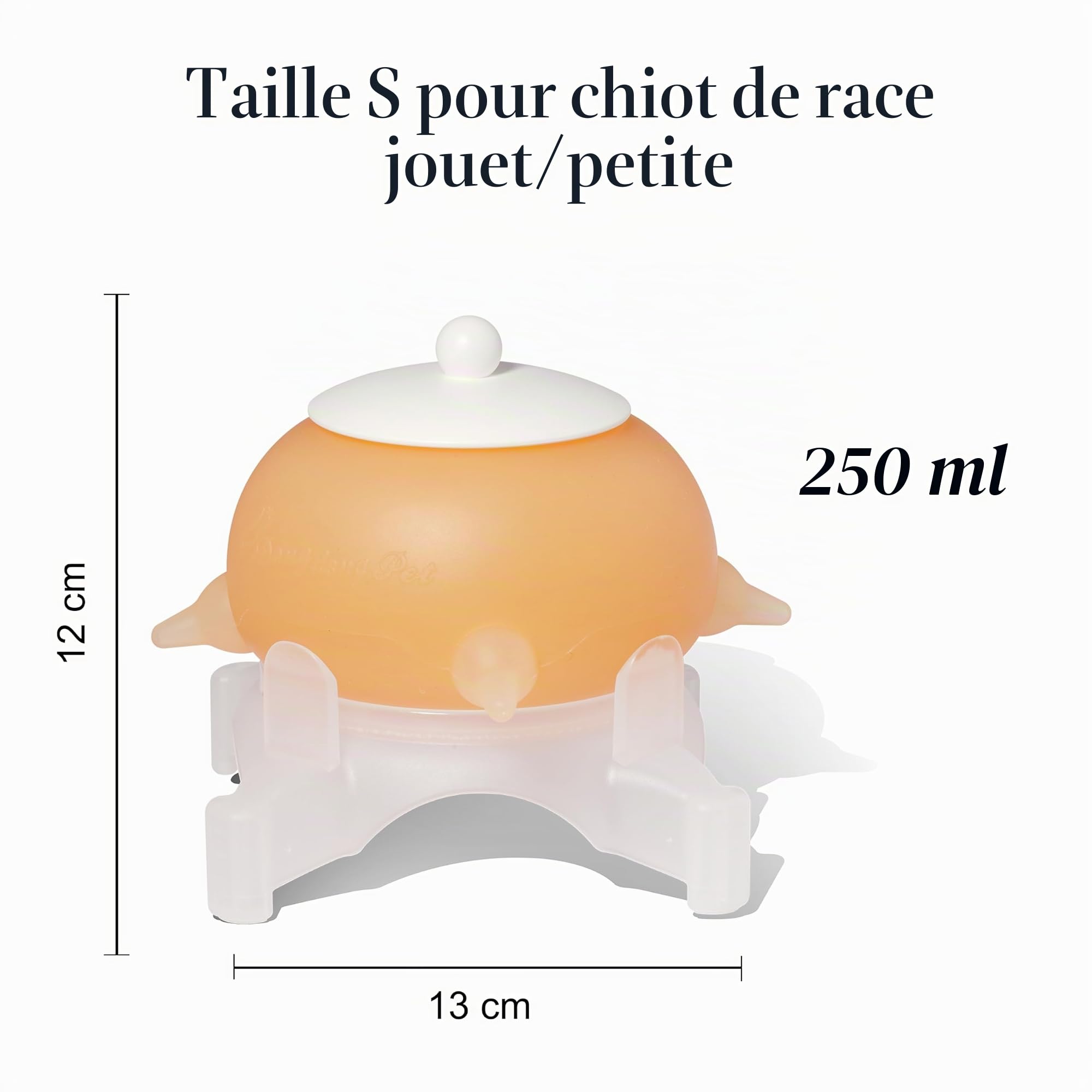 Doggiema Alimentateur de Lait pour Chiot Nipple Puppy Bottle Alimentateurs pour Chiot Bubble Milk Bowl