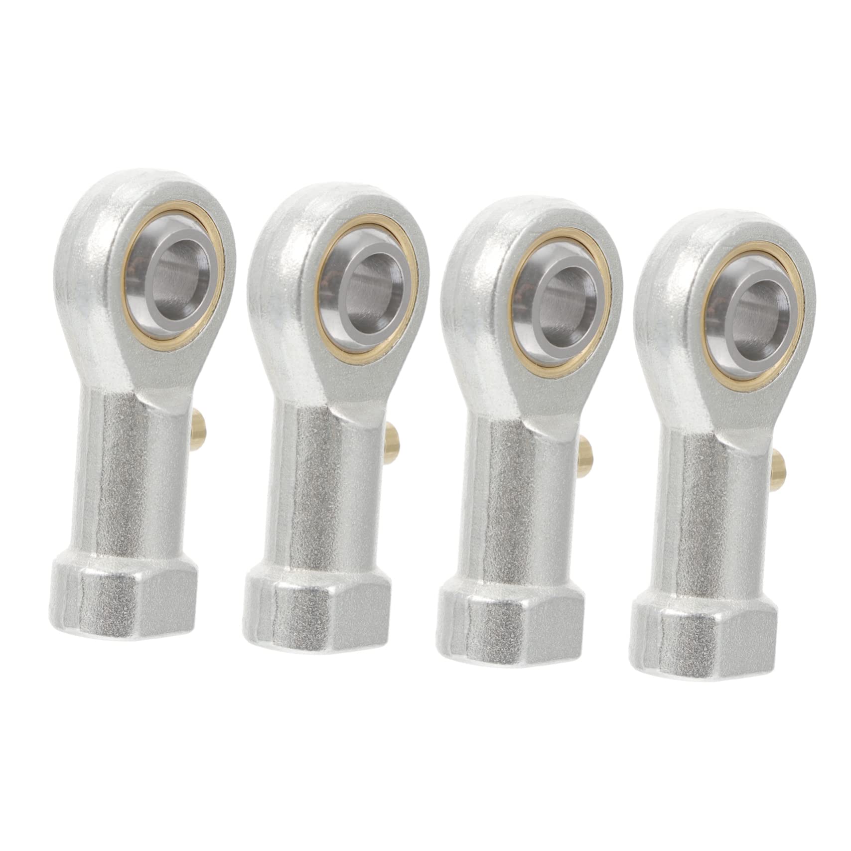 Homoyoyo Thread Rod End Bearings 4 Pack Fish Eye Bearings Copper Construction Easy Installment