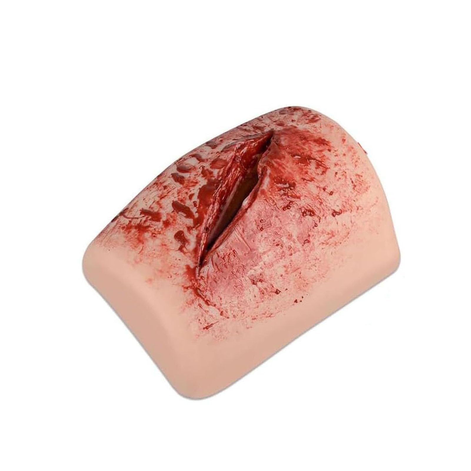 GNbow Laceration Simulator, Trauma Simulation Wound Practice Model for Realistic First Aid Training, Bleed Control Suturing Exercises, Silicone Material (185 * 145 * 65mm)