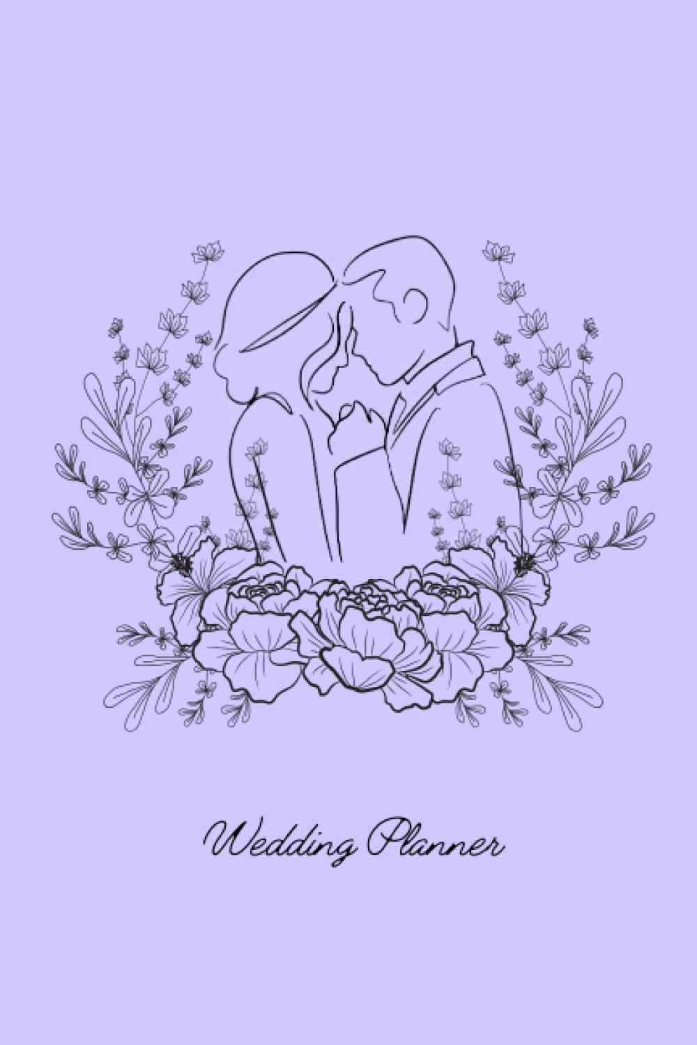 Agenda de mariage haut de gamme avec finitions dorées et papier premium