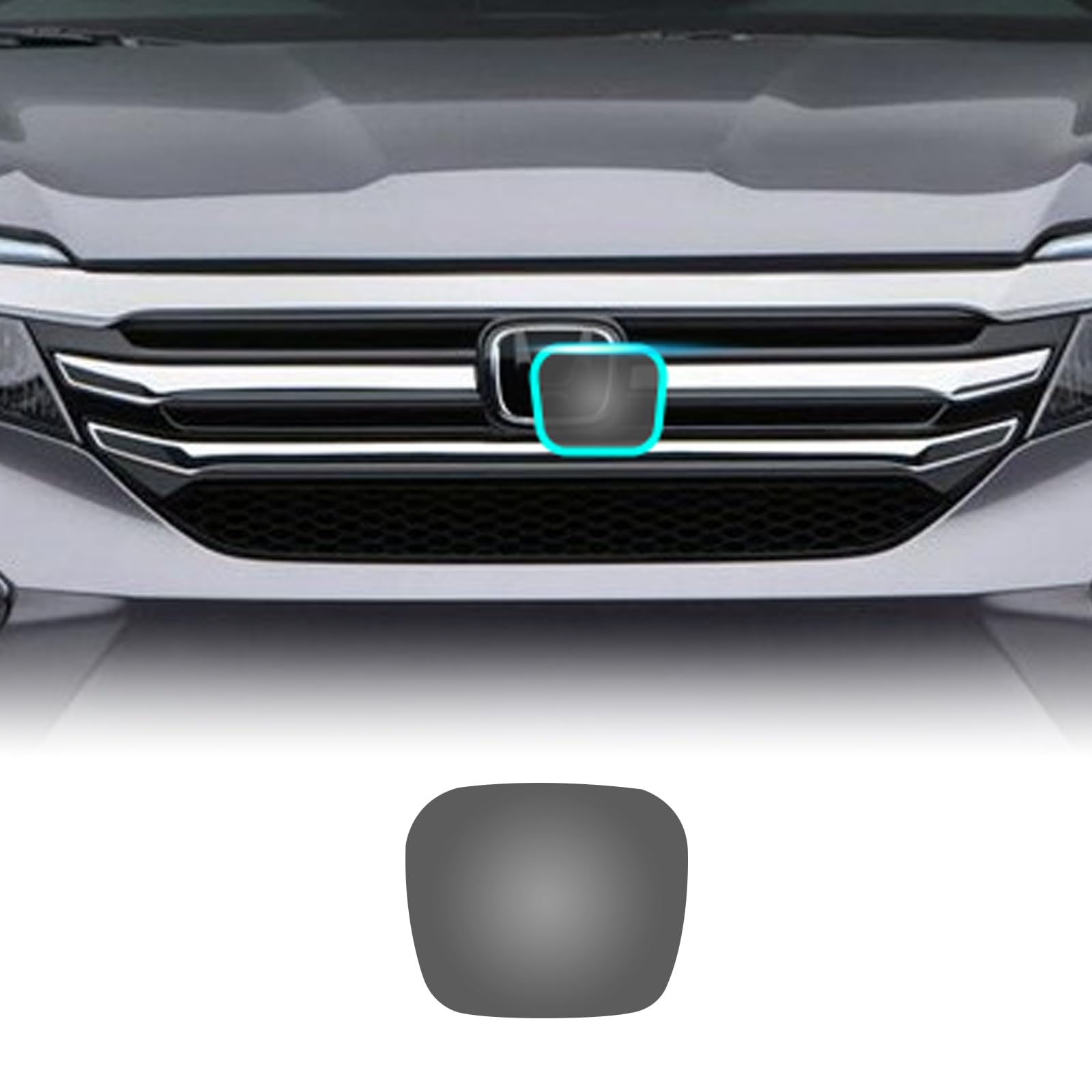 FDAIUN for 2019-2022 Honda Pilot Car Emblem Protection Film 8.5MIL TPU Blacked Logo Protection Accessories