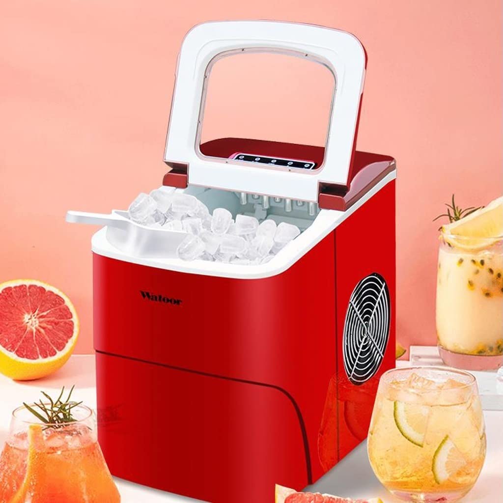 RJJ Fabricante de Hielo pequeño Mini Mini Mini Mini Retro Redondo de Hielo Fabricante de Cubos de Hielo (Color : Picture Color)