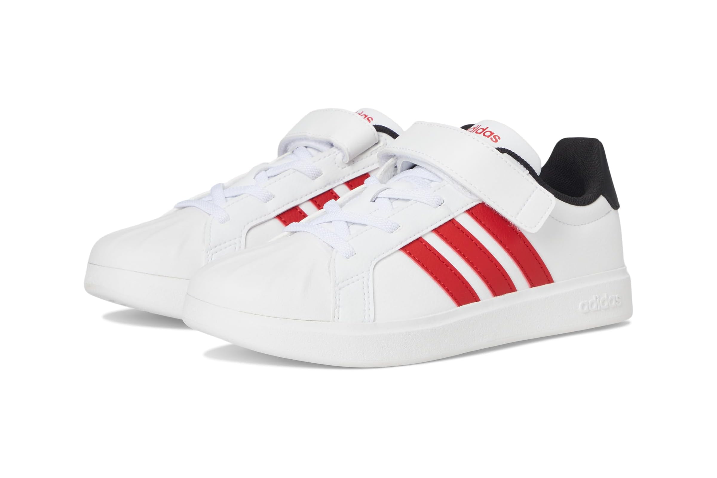 adidas Kids Streetalk Elastic Lace Shoes (Little Kid)