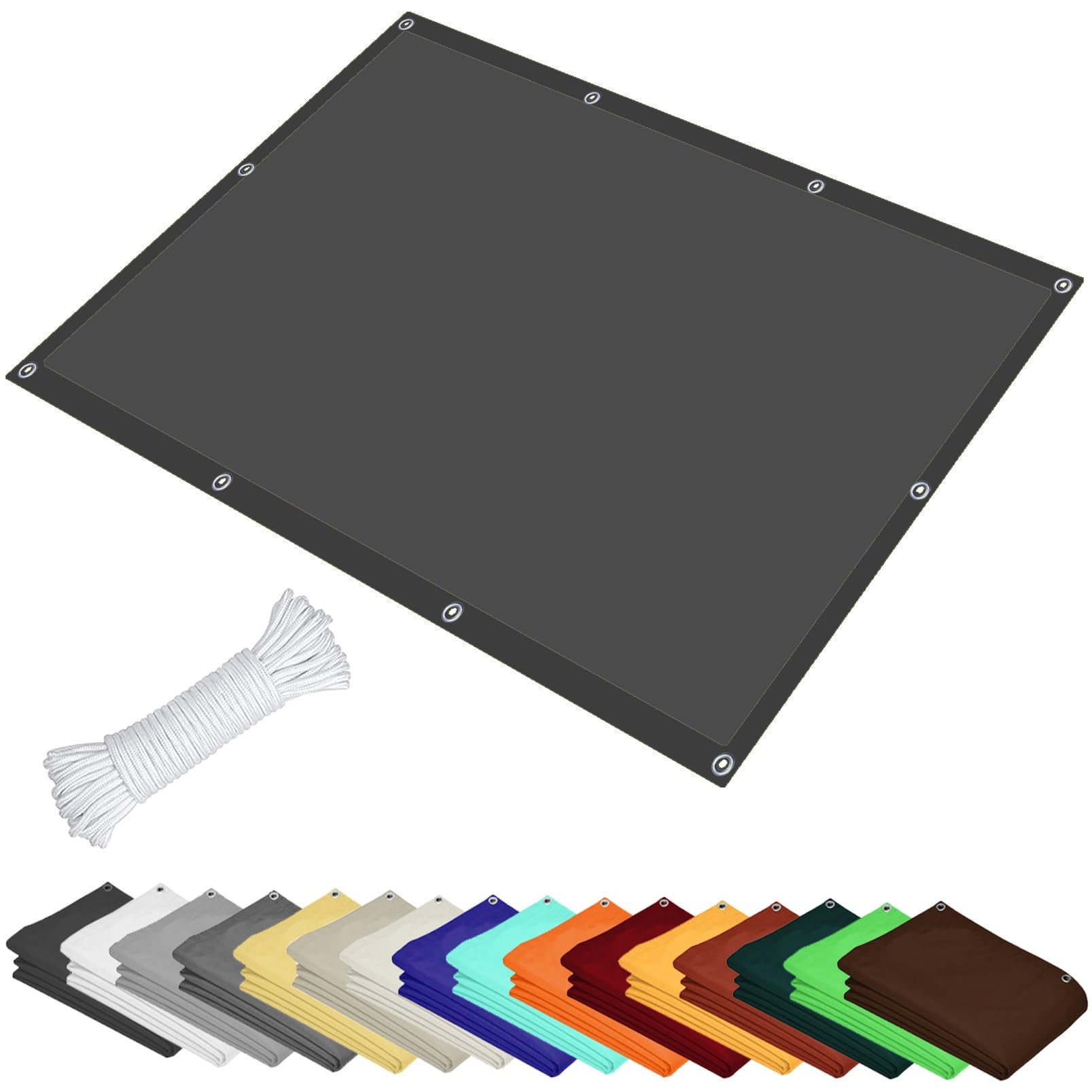 GLDYTVF Waterproof 5.9 x 6.9ft Sun Shade Sail for Backyard Pool Durable Canopy for Outdoor Activities