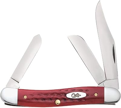 W.R. Case & Sons Cutlery Knife, SS Pocket Worn Old RED