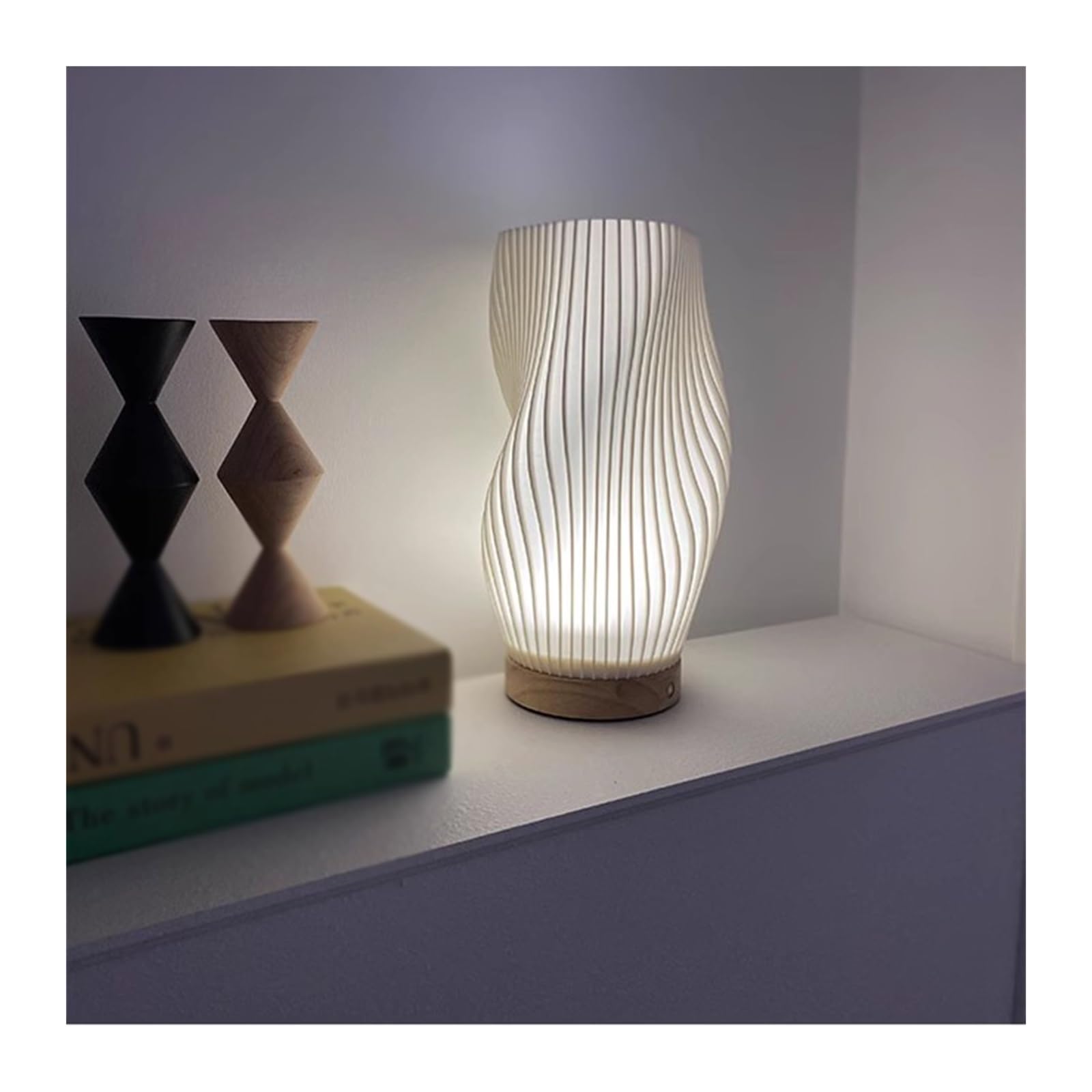 ZENY896V Bedside Lamps Bedroom Bedside Table Lamp Night Dimmable Design,Romantic,Rechargeable Simple Artistic Shape Study LED Home Decor
